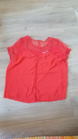 haut rouge nafnaf TS