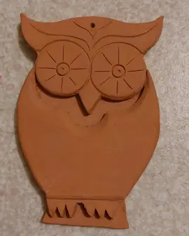hibou ceramique 25 cm