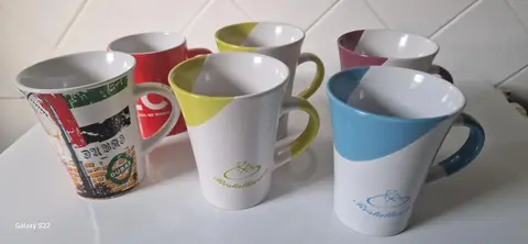 six mugs