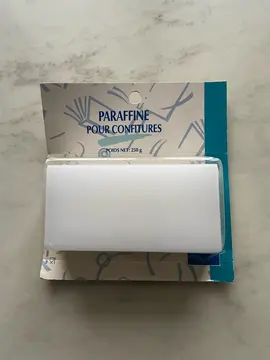 paraffine pour confiture