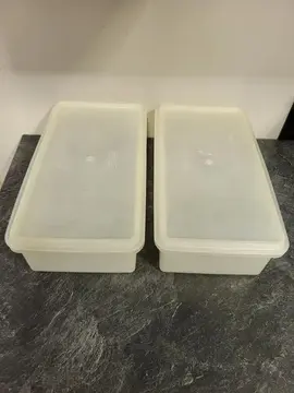 Lot de 2 boîte Tupperware