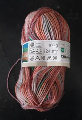 reste de pelote fil bariolé