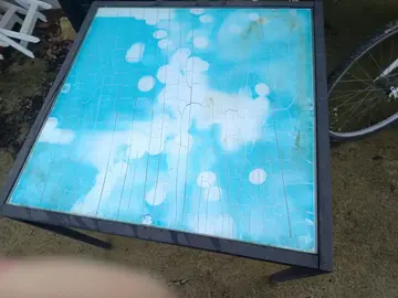 table verre et metal