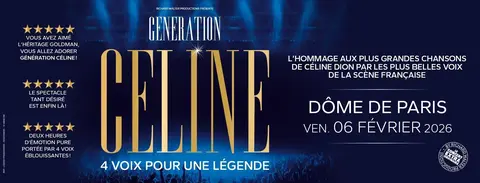 Place concert 4 voix pour une Légende Zénith Clermont-Ferrand Ferrand