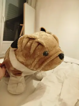 Grosse peluche de chien