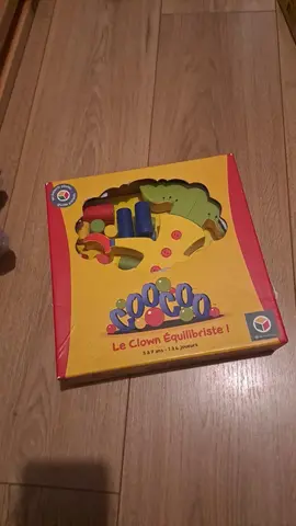 jeu clown equilibre bois