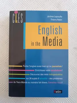 Livre d'anglais English in the media