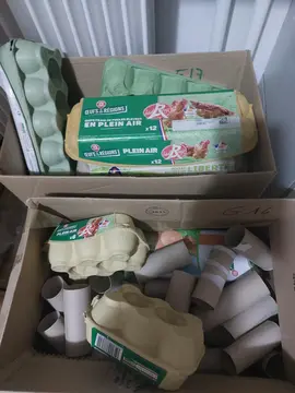 boîtes oeufs vides