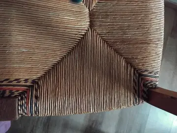 Chaises paillees en chêne