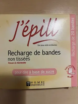 bandes non tissées pour épilation à la cire