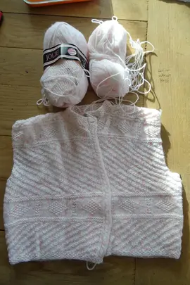 Gilet enfant à terminer