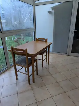 table et chaises cuisine en bois