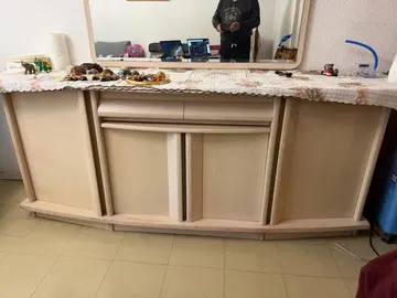 buffet et miroir