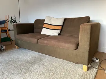 Canapé convertible IKEA KARLANDA – Design Tord Björklund – 180x93 cm – Sommier et matelas inclus – À