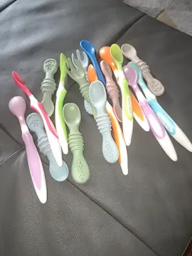 cuillère et fourchette pour bébé