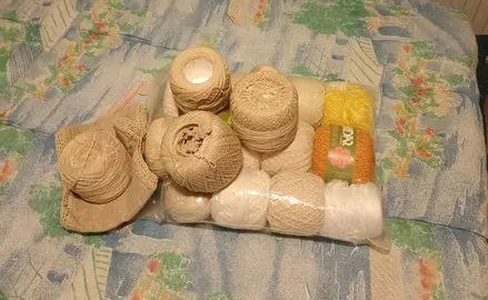 lot de coton pour crochet