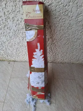SAPIN DE NOEL BLANC
