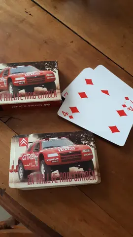 jeu de 54 cartes ZX Rallye Raid Citroën