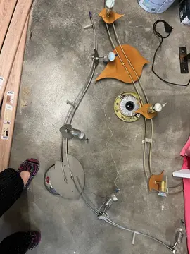 2 PLAFONNIERS GRANDE DIMENSION