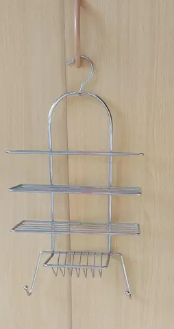 petite étagère métallique pour douche