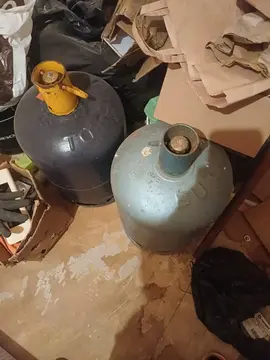 bouteille de gaz butane vide