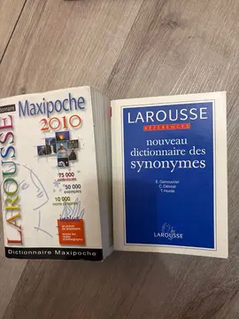 lot de 2 dictionnaires