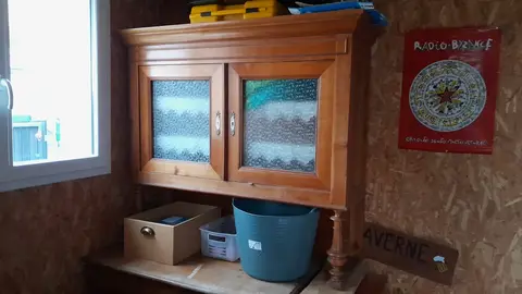 haut de buffet ancien