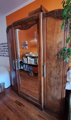 Armoire avec miroir Art Déco