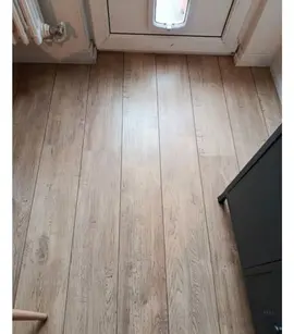 6 lames de parquet stratifié.