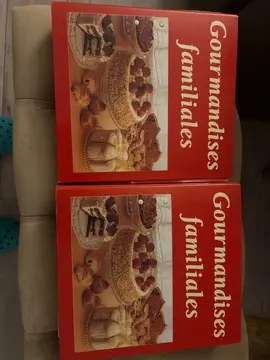 lot de 2 classeurs de fiches recettes