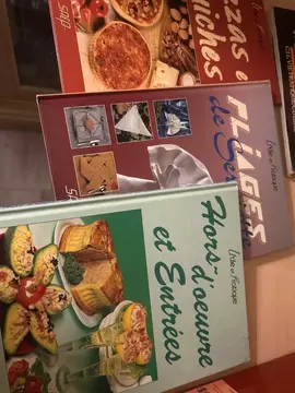 lot de 3 livres de recettes