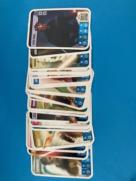 cartes STAR WARS de chez AUCHAN