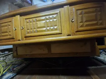 Haut de buffet en bois massif