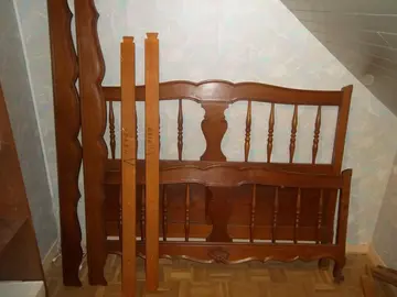 Bois de lit en chêne massif