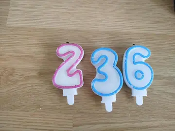 bougies pour gâteaux d'anniversaire