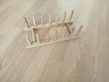 support pour couvercles en bois