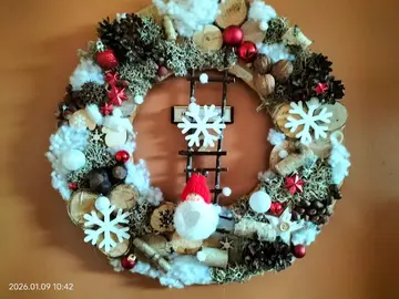 Couronne de Noël 🎅🏻 Fabrication artisanale