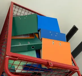 Classeurs à charnières toutes couleurs