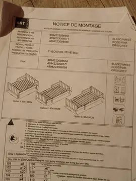 lit pour enfant de 3 à 12ans