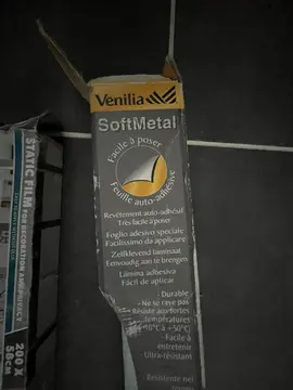 feuille de revetement adhesif immitation metal