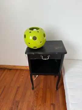 tables de chevet en bois noir