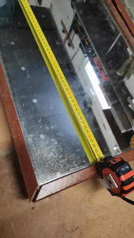 2 Miroirs sur cadre en bois