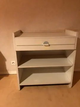 Commode à langer avec grand tiroir