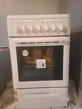 Cuisinière Brandt mixte - 3 feux gaz + 1 électrique