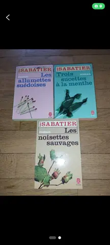 3 livres Robert Sabatier