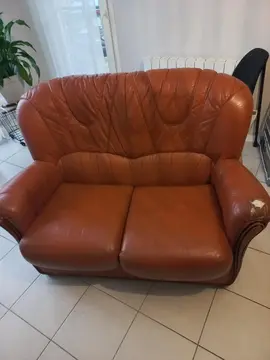 canapé en cuir