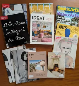 Revues déco, arts, graphismes...