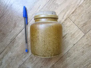 Pot en grès couvercle liège