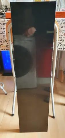 étagère laqué noire