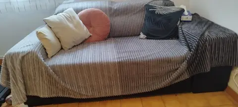 banquette a recouvrir d'une housse